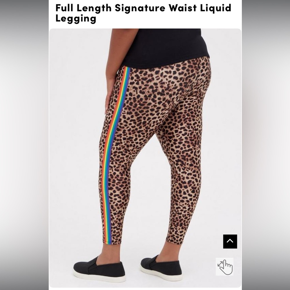 Torrid cheetah liquid leggings